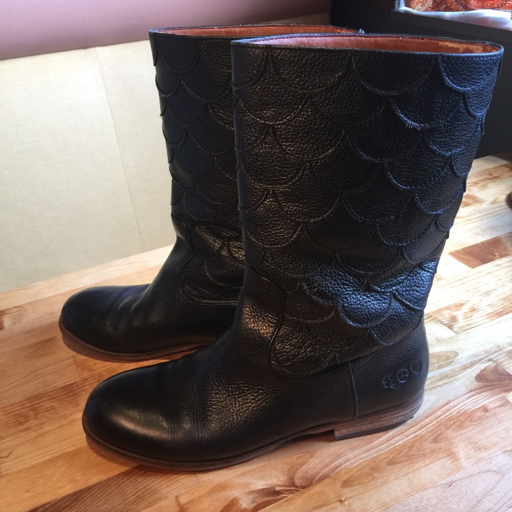 Lucky Brand Boots-Black, 8.5 - Picture 3 of 9
